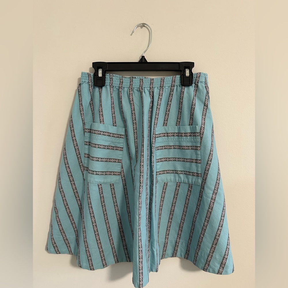 Tea Collection Striped Kids Skirt With Pockets & Elastic Waistband